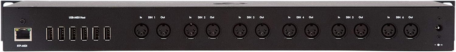 iConnectivity Interface with 8 in x 12 Out 5-pin DIN-MIDI Ports (mioXL)