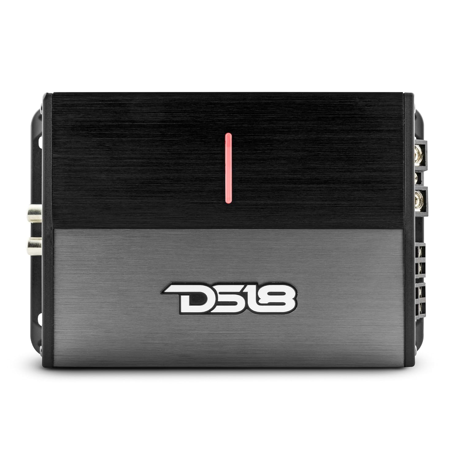 DS18 ION1600.4D 4-Channel Amplifier Full Range 4 x 240W Rms @ 4-ohm Class D, Compact Design, Digital 4 Channel Car Audio Miniature Size Multichannel Amplifier, Small Design