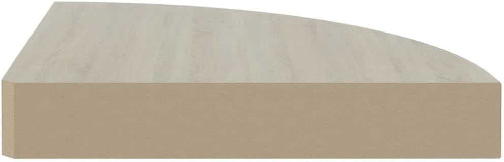 Corner Shelf,Floating Shelves for Wall,Easy-to-Assemble Wall Mount Corner Shelves for Bedrooms and Living Rooms Wall Corner Shelves 4 pcs Oak and White 13.7