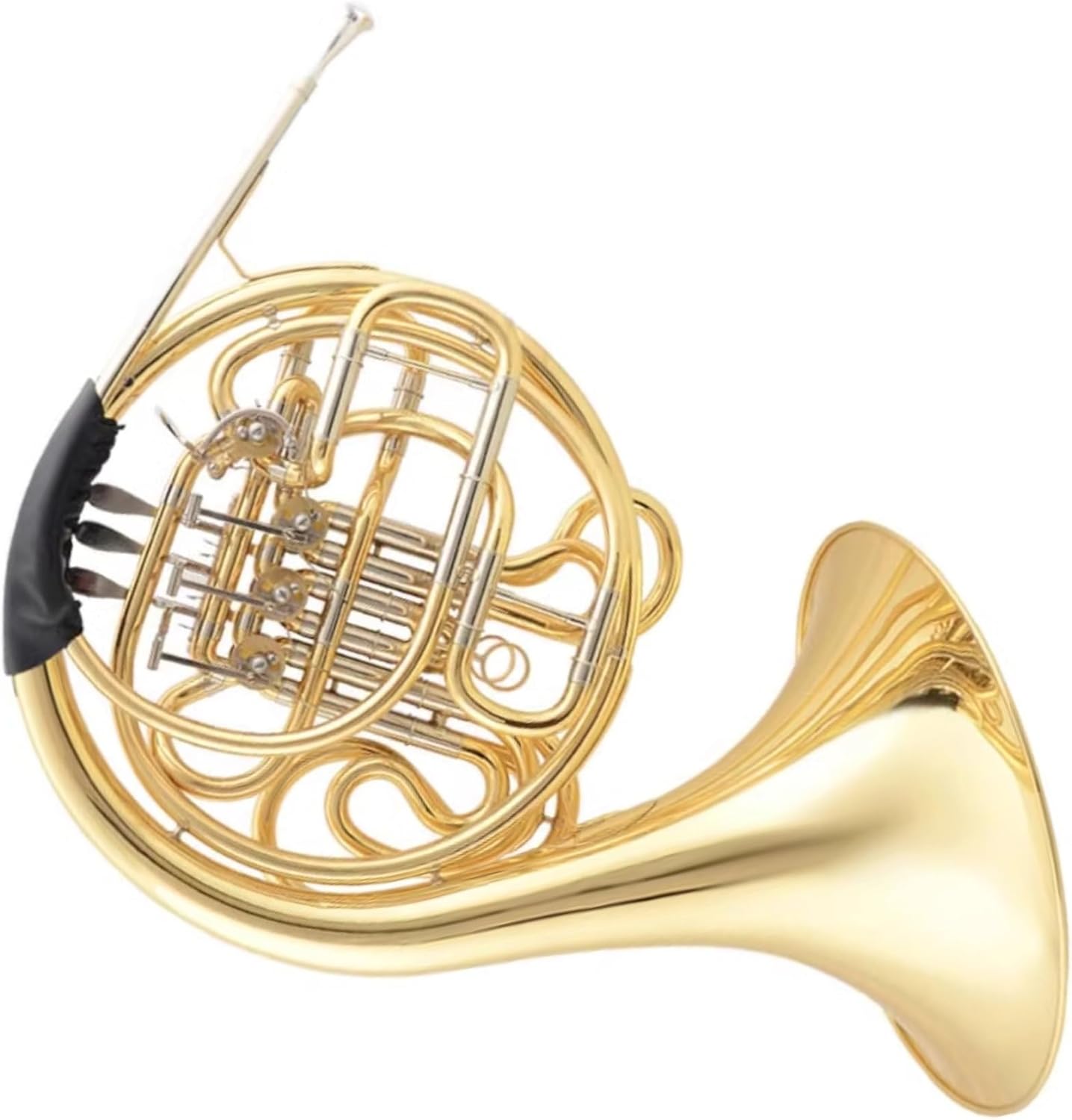 Professional musical instrument 4 key double row Bb French horn