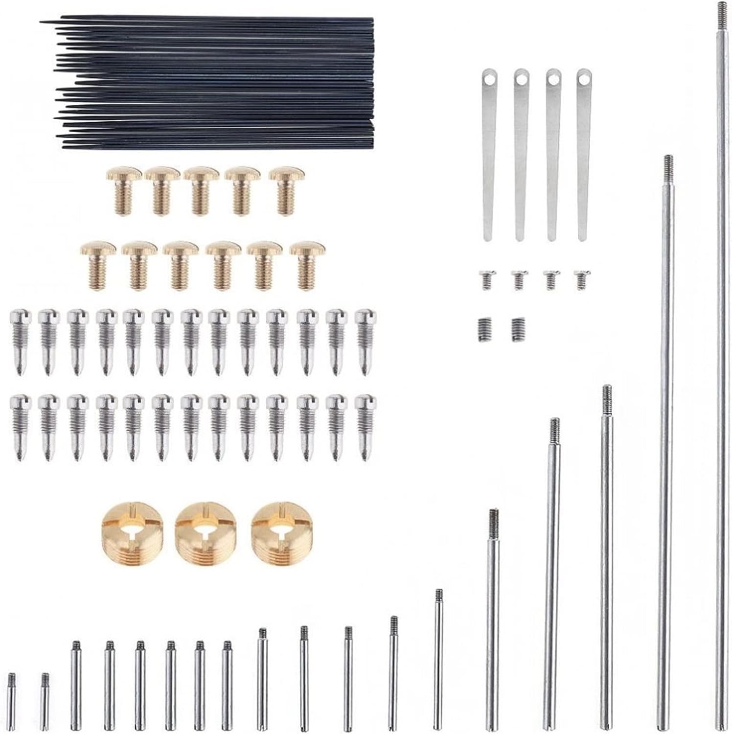Sax Replacemen Set 92 Pieces/Batch of Saxophone Repair Parts Set Saxophone Key Roller Reed Screws Saxophone Accessories