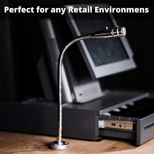 REBUILD SKILLS RBX-515SBG-18X Replaces Shure 515SBG-18X. Push-to-Talk Microphone for Paging in Restaurants, Grocery Stores. Includes 20