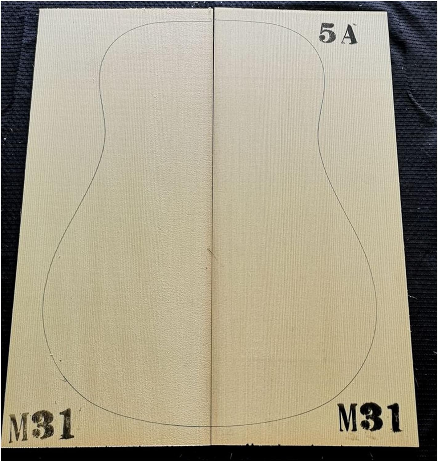 FLFL Spruce Guitar Panel Veneer Material for Making Guitar Panel Unfinished Guitar Kit (Color : 12)