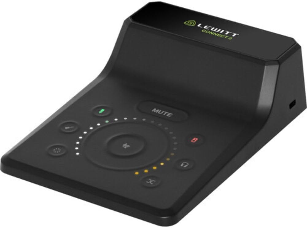 Lewitt CONNECT 2 USB-C Audio Interface Bundle with Polsen HPC-A30 Closed-Back Studio Monitor Headphones XLR- XLR Cable