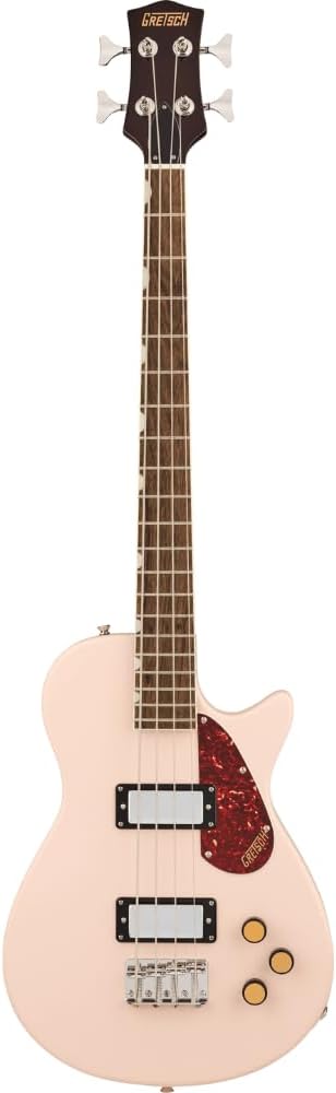 Gretsch Streamliner Jet Club Short-scale Electric Bass Guitar - Shell Pink