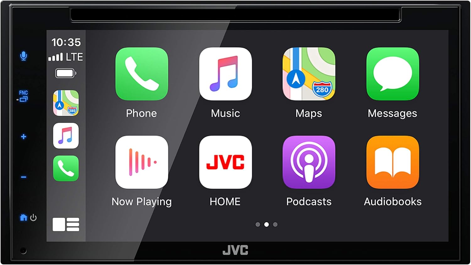 JVC KW-V66BT Apple CarPlay Android Auto DVD/CD Player w/ 6.8