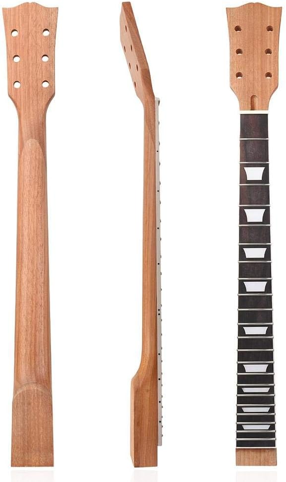 Electric Guitar Neck 22 Frets Rosewood Fingerboard DIY Replacement for Guitar Parts Electric Guitar NeckGuitar PartsGuitar Neck22 Frets Rosewood Fingerboard Guitar Parts This