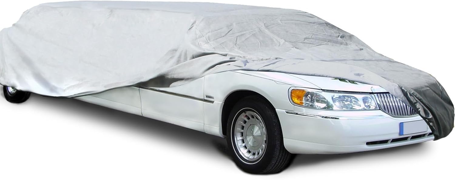 EliteShield Premium Limo Cover for Year-Round Protection | Heavy Duty Windproof Limousine Car Cover for Mercedes-Maybach, Cadillac, Lincoln, Rolls-Royce, Bentley and More, Fits up to 32ft Long