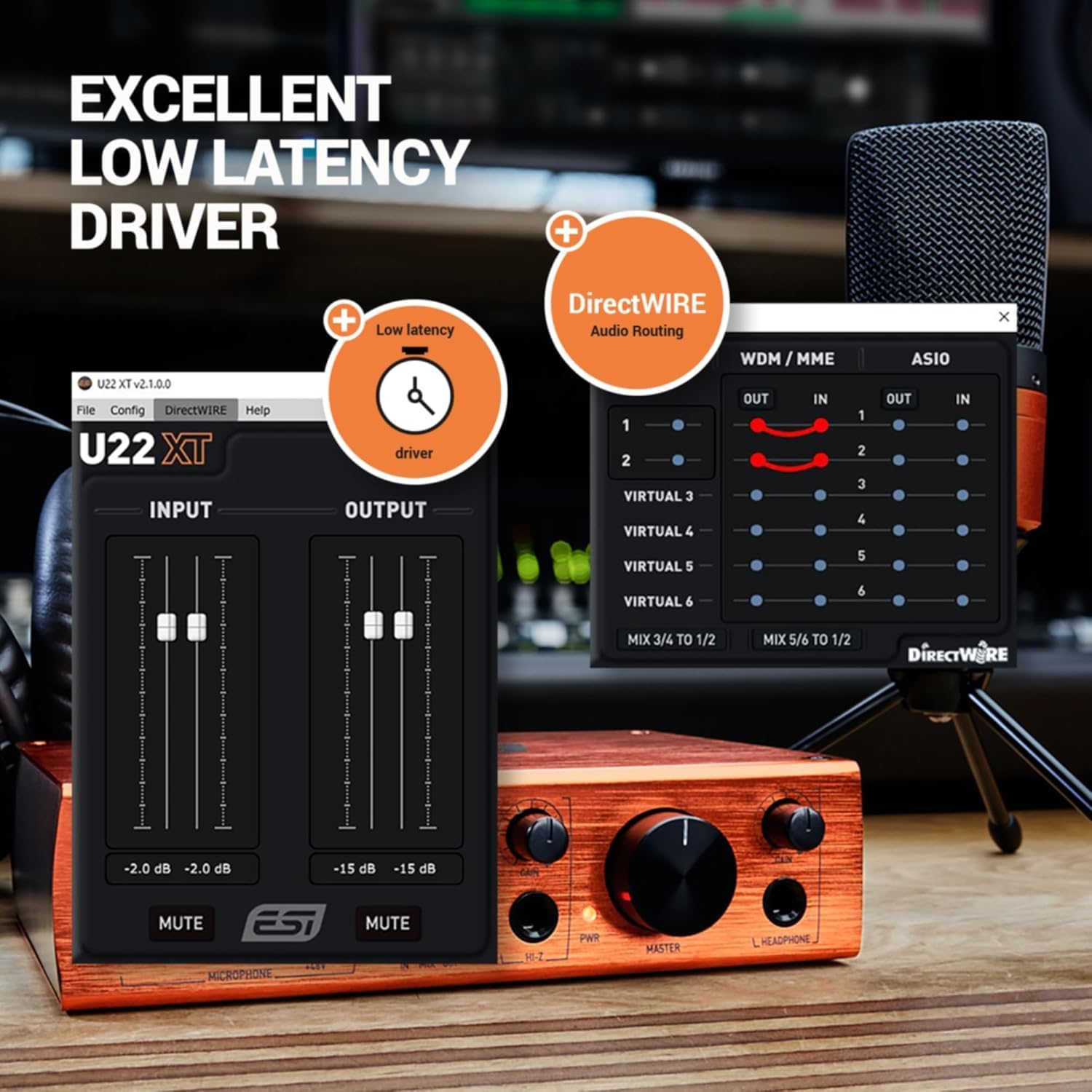 U22 XT cosMik Set: All-In-One Recording Bundle with Interface, Mic, Headphones, and Software for Professional Studio Quality