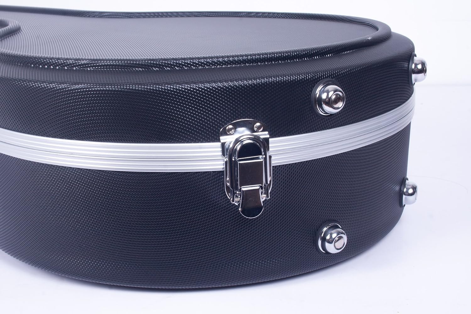 Crossrock CRA860BJBK ABS Molded Hardshell Banjo Case,Backpack Style,For 5-string Resonator/Gibson Tenor Banjo, Black