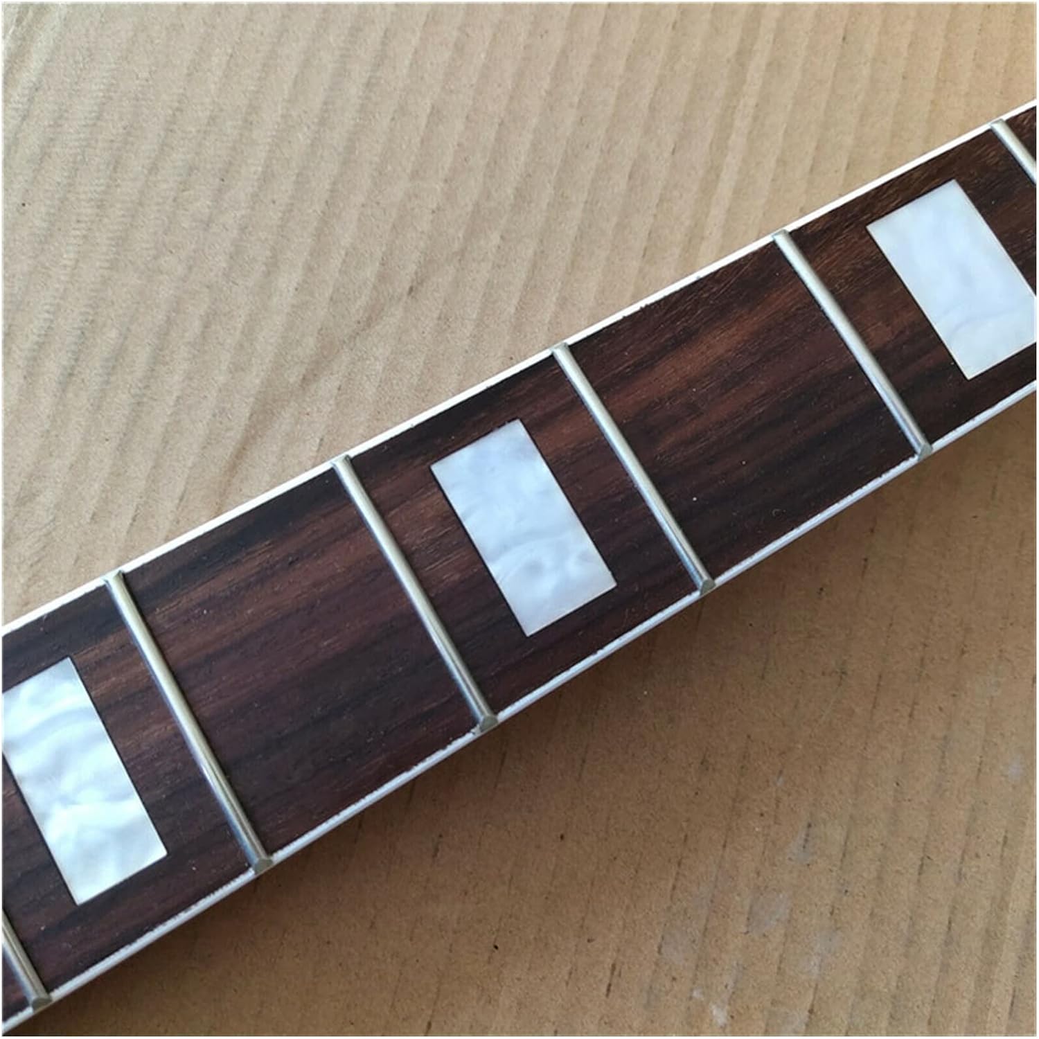 TSTS Maple 21 Frets Bass Guitar Neck 4 String Rosewood Fingerboard Bass Neck Replace Guitar ​Neck Replacement