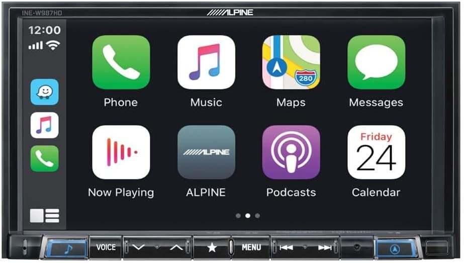 Alpine INE-W987HD 7 Inch Double DIN Multimedia Receiver with GPS Navigation
