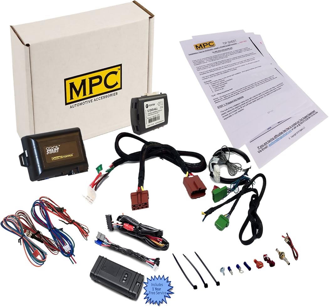 MPC Smartphone or Factory Remote Activated Remote Start Kit Compatible with 2007-2013 Acura MDX - Plug-n-Play - Firmware Preloaded