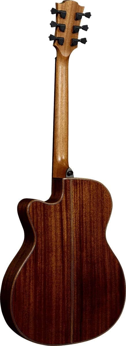 LAG Tramontane Auditorium Cutaway Electro Acoustic Guitar Natural Finish