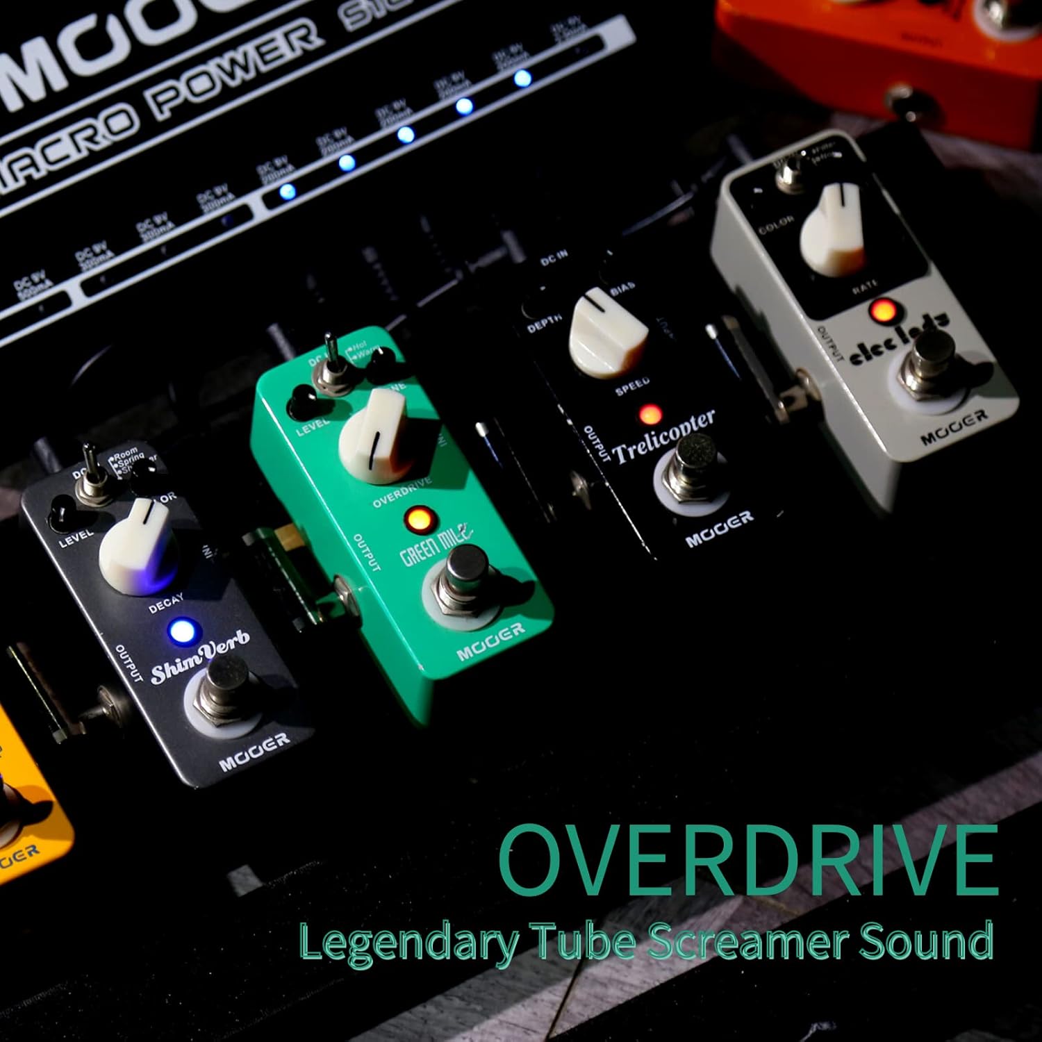 MOOER Green Mile Overdrive Pedal
