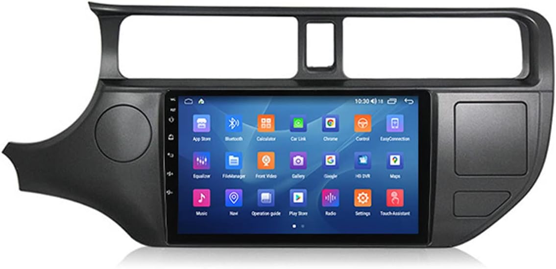 Double DIN Car Stereo, 9 Inch 1080P Touch Screen Bluetooth Car Radio Audio Receiver for Kia Rio 4 K3 2011-2015 with Backup Camera/WiFi/GPS/FM Radio/Mirror Link/SWC