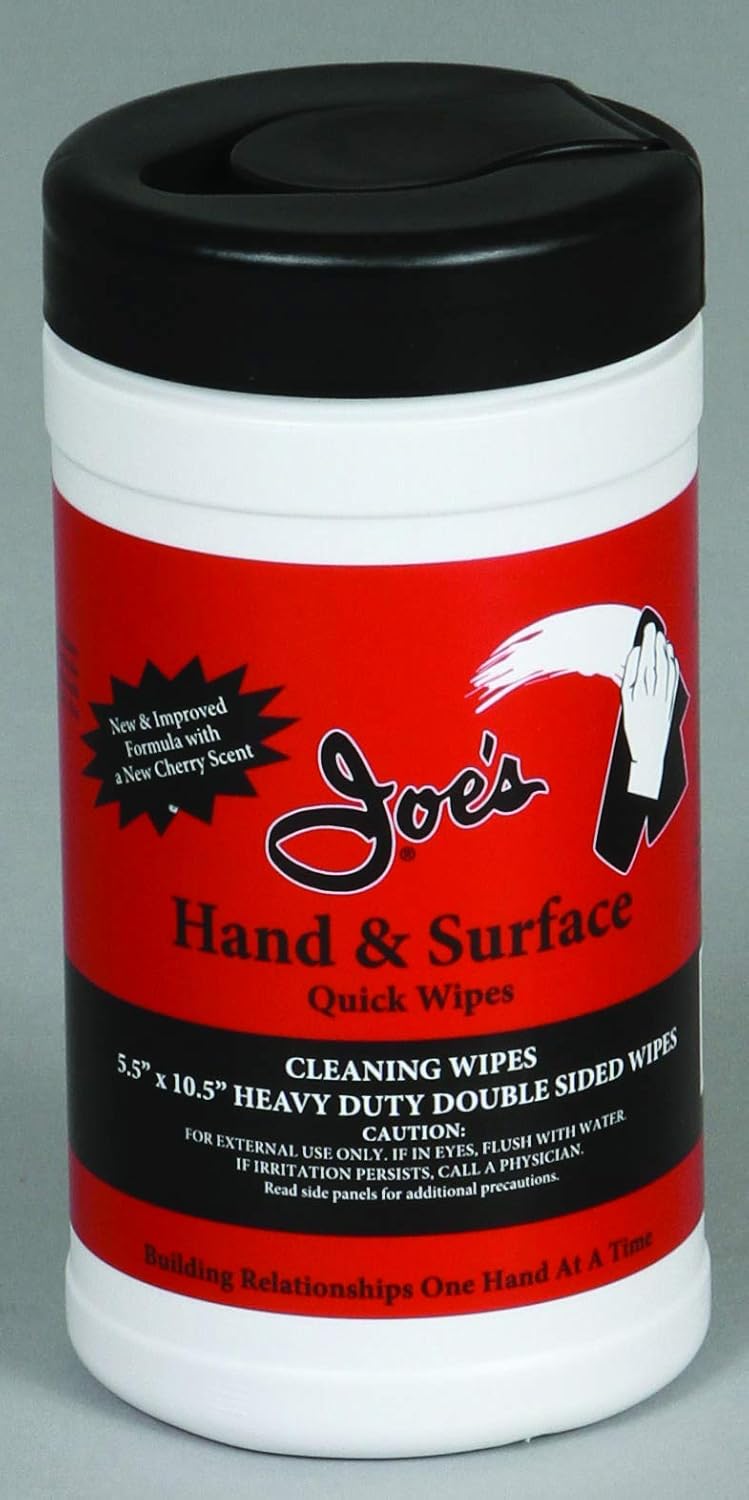 Joe's Racing Products 704KW-S Hand and Surface Wipe, 12 Pack