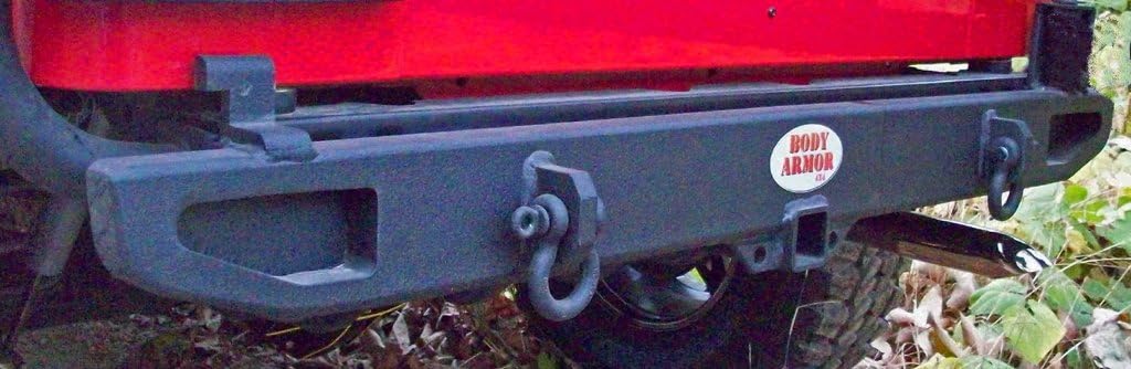 Body Armor YJ-2993 59'' Rear Bumper with Swing Arm Post