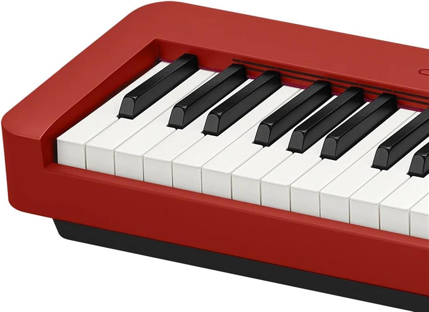 Beginner Electric Digital Piano Electric Piano 88 Keys Weight Hammer Recording Function Stylish And Portable Supports Two Power Supply(Red)