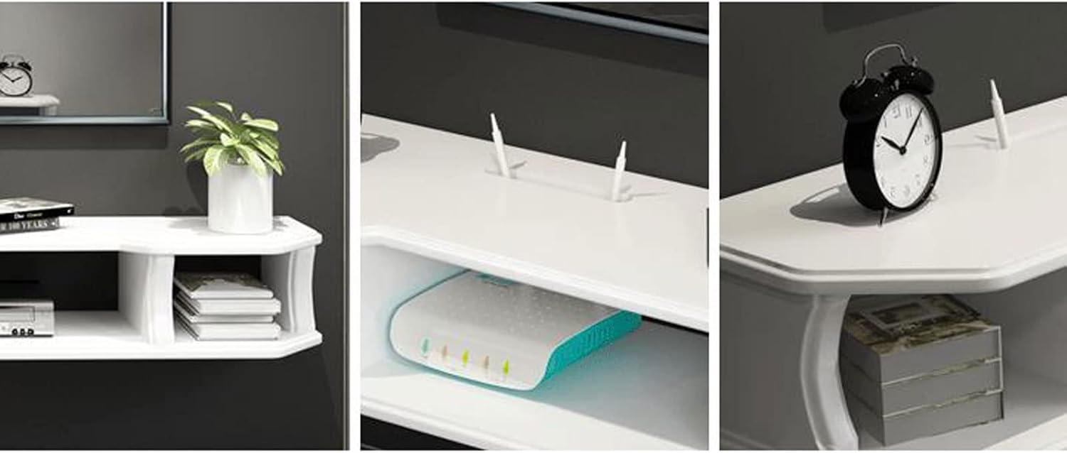 Floating Shelf Wall Shelf Wall Mounted TV Cabinet TV Stands TV Multimedia Console TV Shelf Wall Mount Corner Shelves Display Ledge Utility Storage Shelf Wall Unit Decor Shelves Organizer