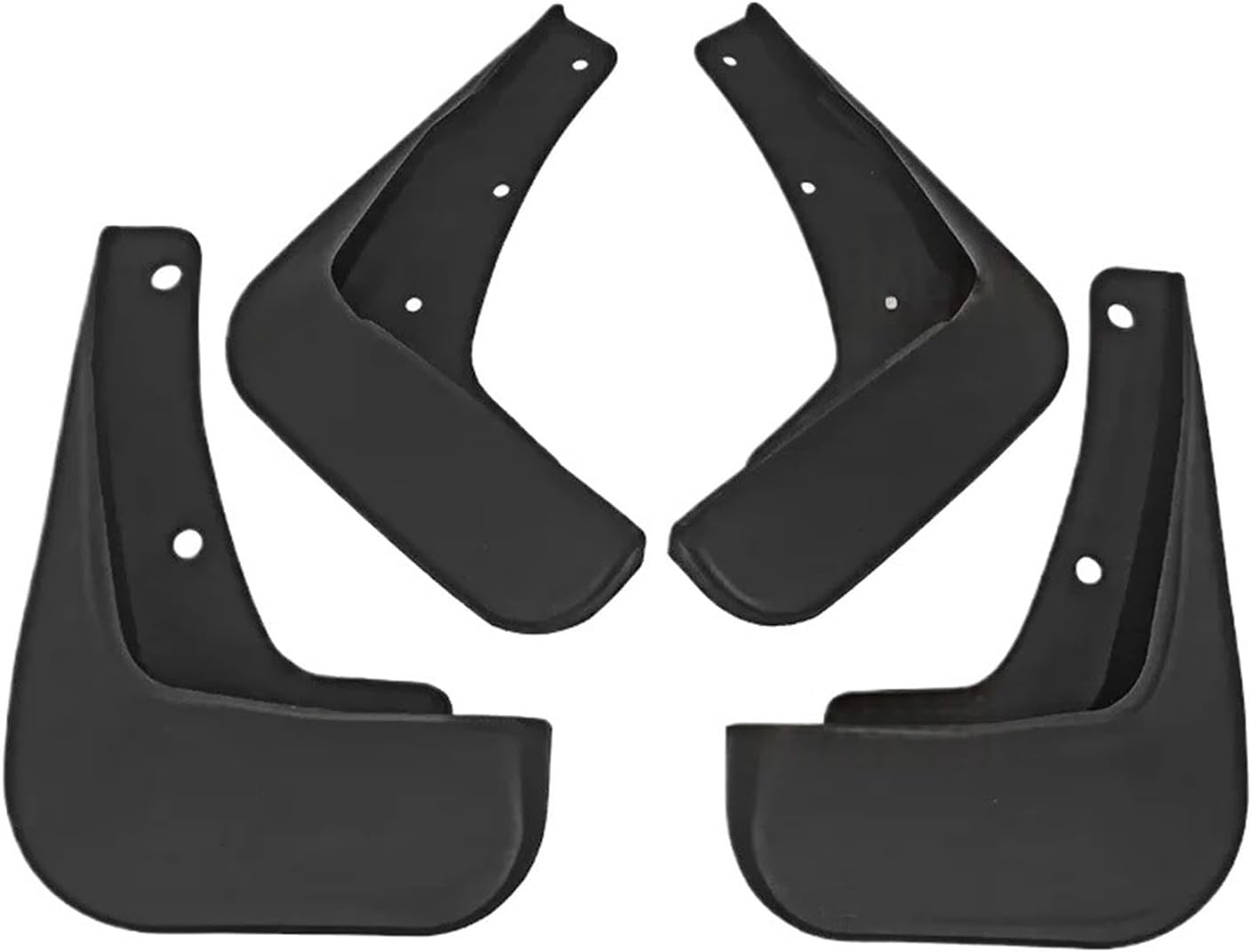 4X Car Front Rear Mud Flaps Compatible for Mitsubishi Lancer 2009 2010 2011 W/Side Shirt Splash Guards Fender Mudguard Wheel Styling
