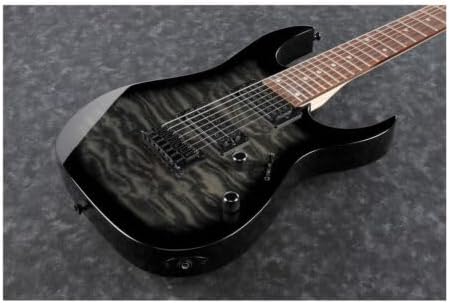Ibanez Gio GRG7221QA 7-String - Transparent Black Sunburst