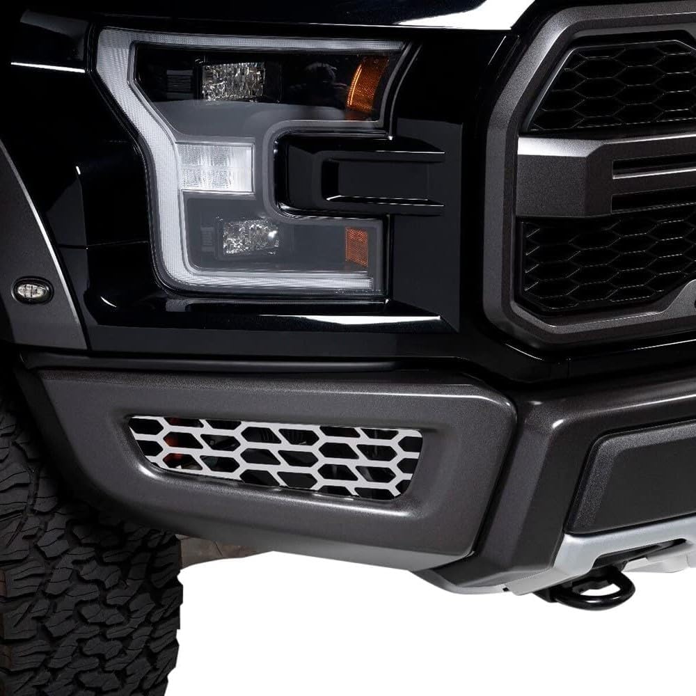 Putco 82168 2017-2020 Ford F-150 Raptor - Hex Shield - Polished SS