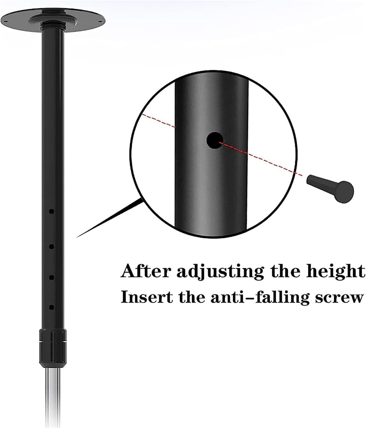 tv Stand Multifunction Tv Wall Mount Adjustable Wall Ceiling Tv Mount, Swivel and Tilt Ceiling Tv Bracket, for 14-32 Inch Flat Tvs Up to 40Kg, Multiple Patterns Tv Mount Tv Stand