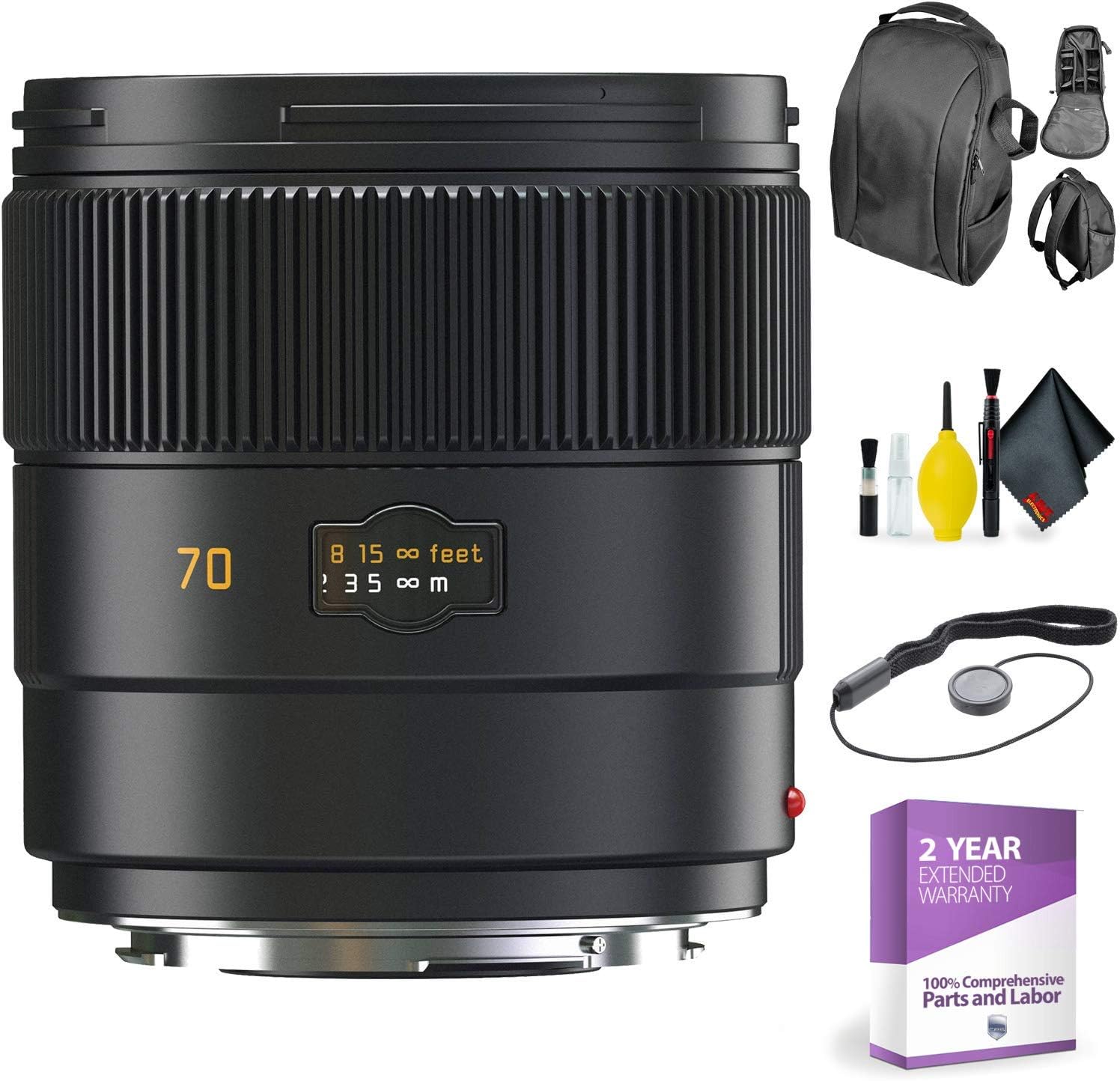 Leica Summarit-S 70mm f/2.5 ASPH Lens + Deluxe Lens Cleaning Kit
