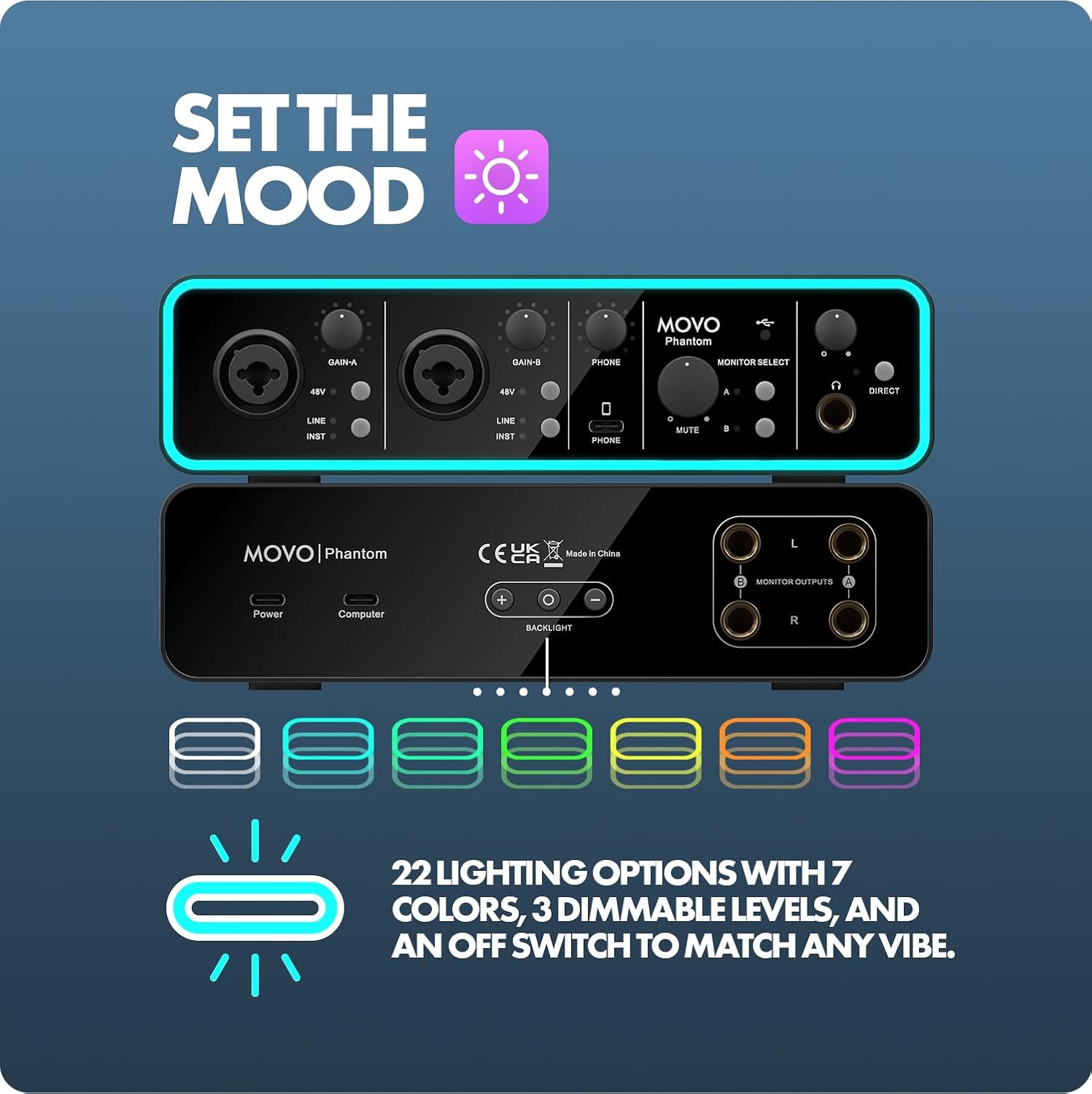 Movo PodPak2T Podcast Equipment Bundle 2-Pack Universal Cardioid Condenser Microphone Kit with Phantom 2x2 Audio Interface and Desktop Mic Stand - for YouTube, Podcasting, Streaming, Musicians