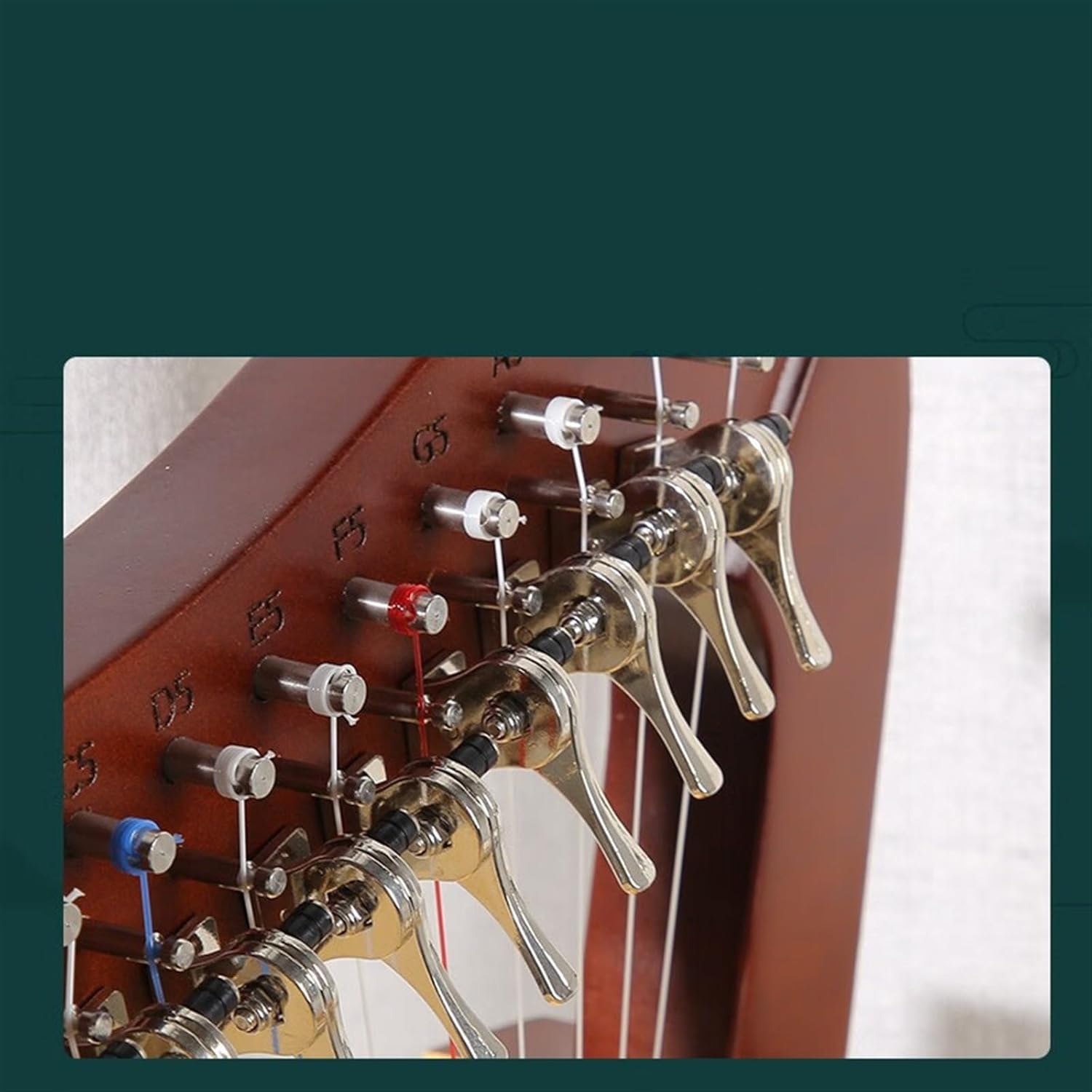 Lyre Harp Set Harp Beginners Easy To Learn Single Board 23 Sound Belt Accessories