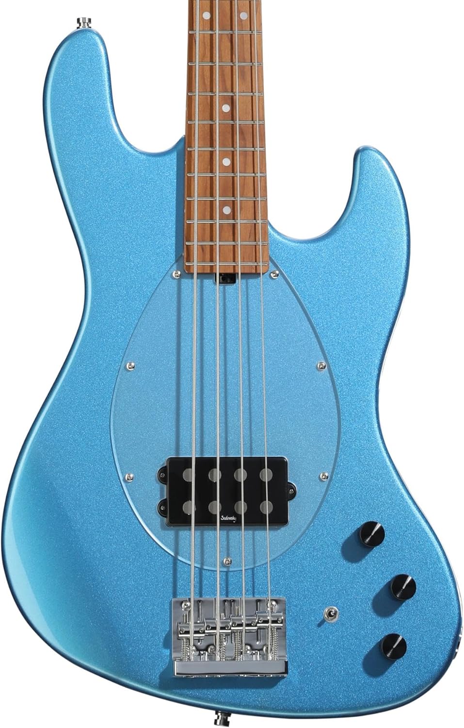 Sadowsky MetroExpress Vintage M Bass Guitar - Solid Ocean Blue, Roasted Maple Fingerboard