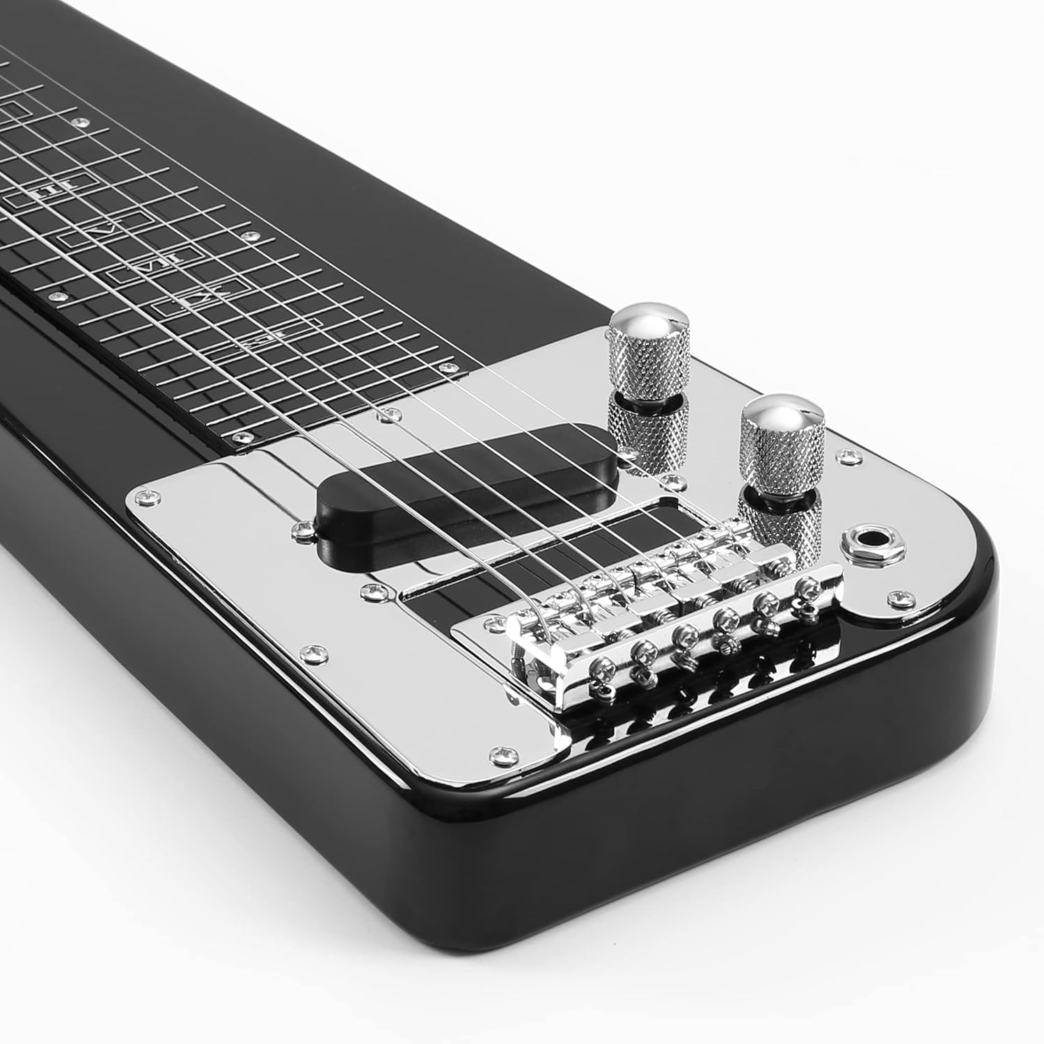 6 STRING BLACK ELECTRIC LAP STEEL GUITAR…