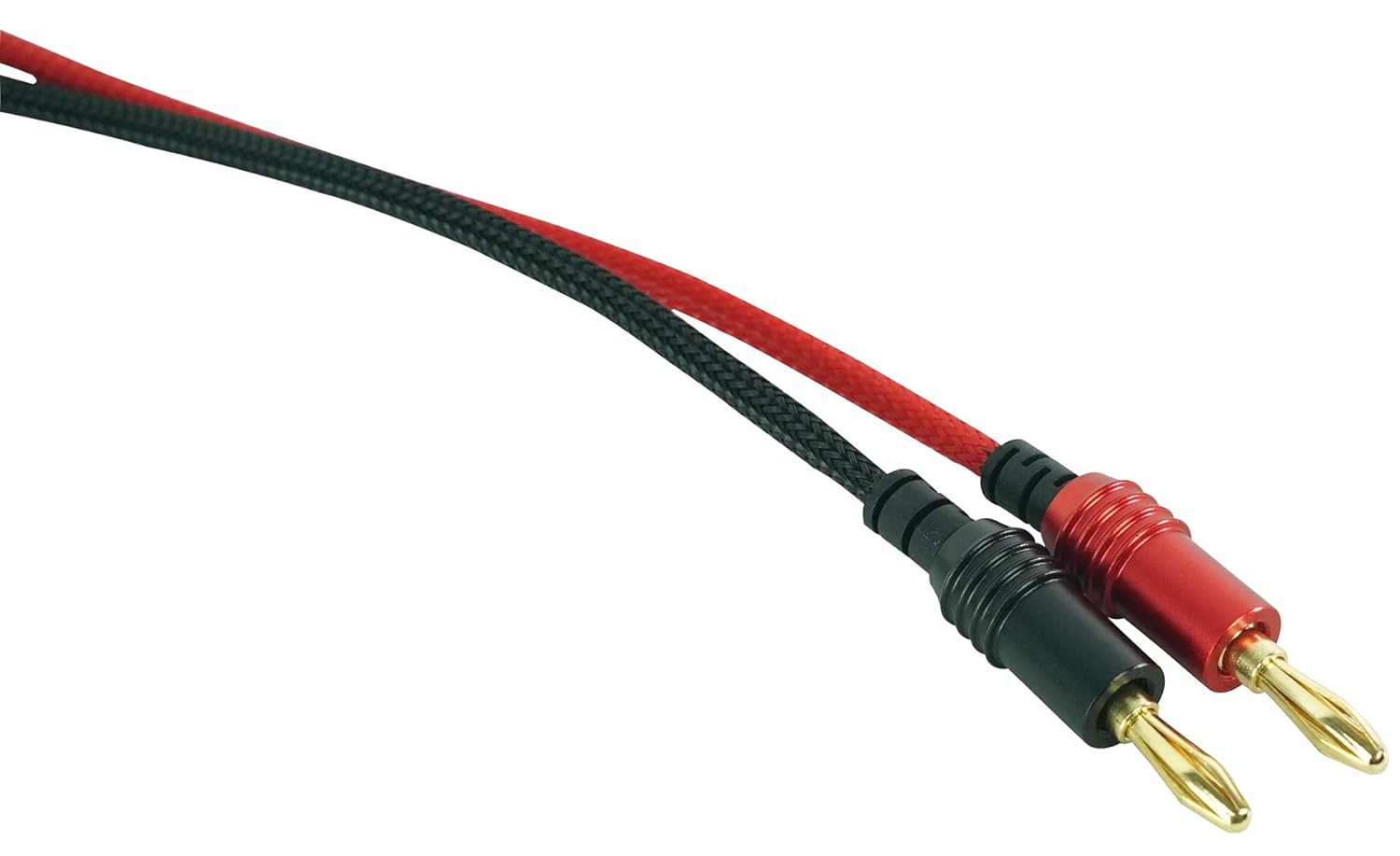 Rockville 8 BN20 20 Foot 14 AWG 100% OFC Copper Banana to Banana Braided Cables