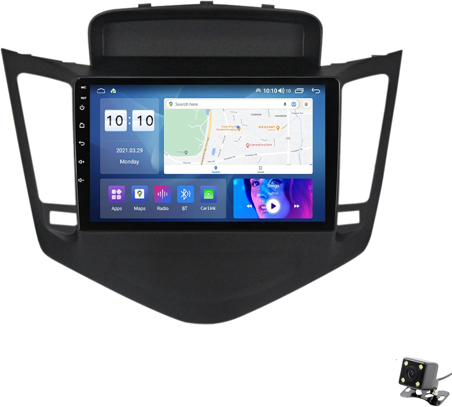 ADMLZQQ Double Din Car Stereo Multimedia with Bluetooth and 9