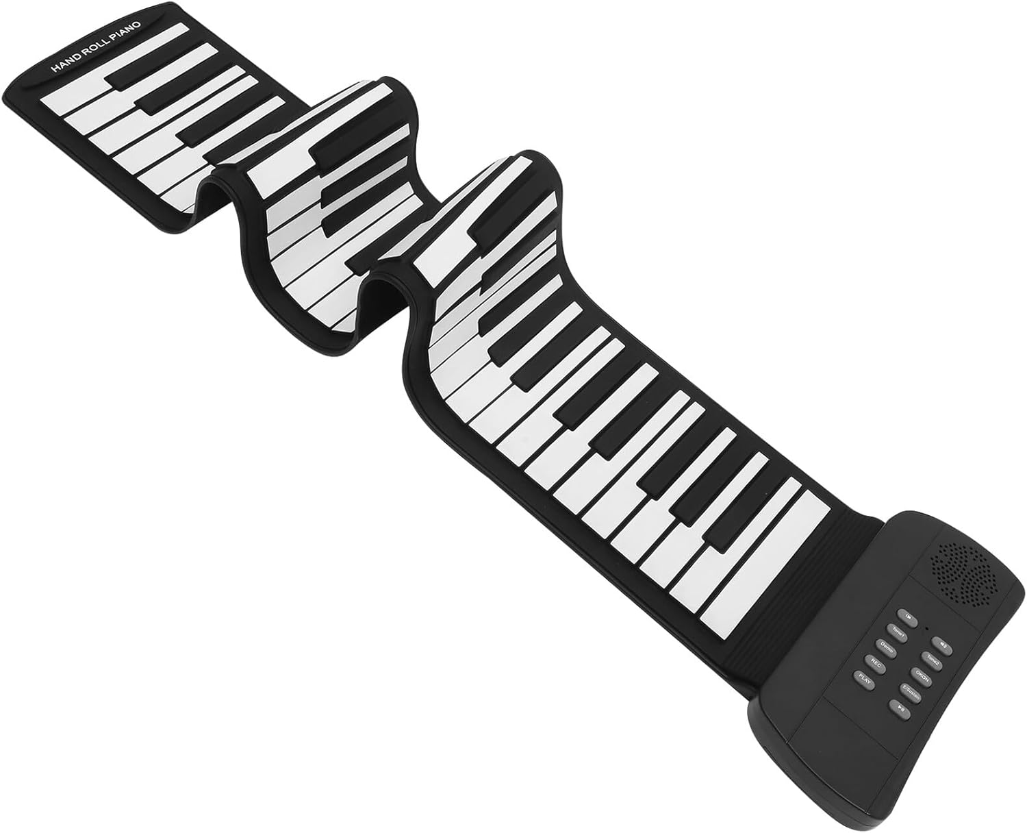 Generic Key Foldable Silicone Piano Keyboard for Beginners and Adults Portable Electronic Musical Instrument with Built-in Speaker Recording Tones USB Connectivity for Music Learning and