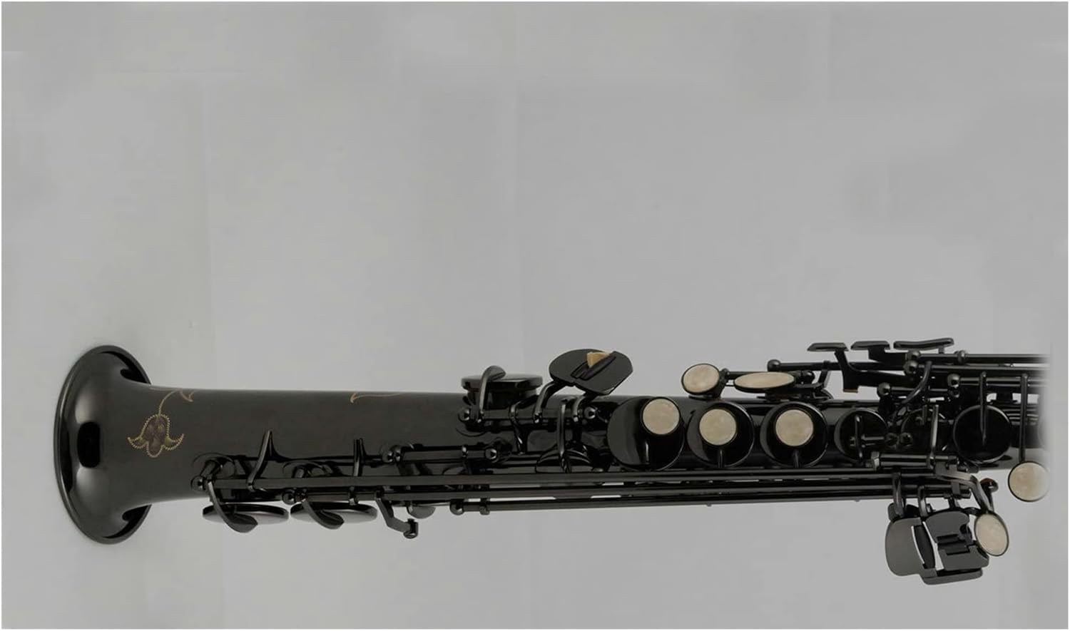 Saxophone Straight B Flat Straight Pipe Soprano Saxophone Beginner Professional Playing Level Straight Wind Instrument