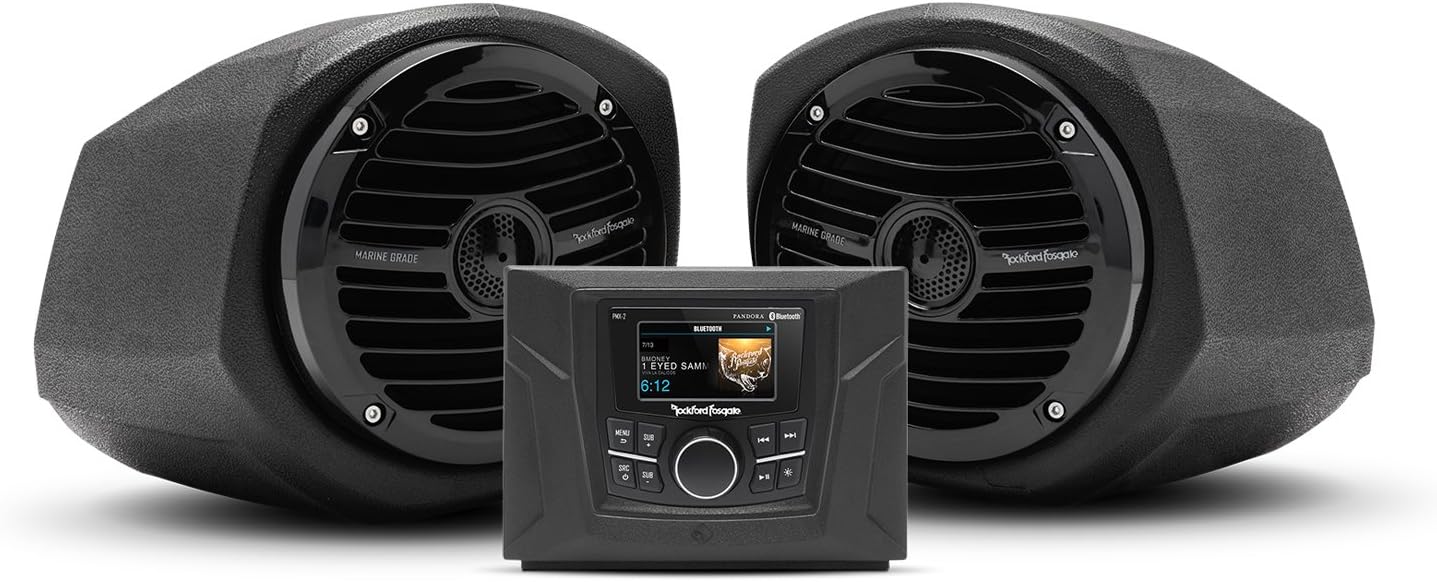 Rockford Fosgate GNRL-STAGE2 Stereo and Front Lower Speaker Kit for Select 2016-2021 Polaris General Models