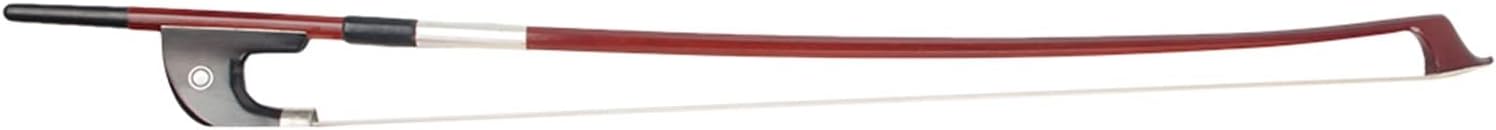 TSTS Contrabass Bow Brazilwood Bow Octagonal Stick Ebony Frog Paris Eye Inlay Upright Bass Bow Full Size Violin Bow