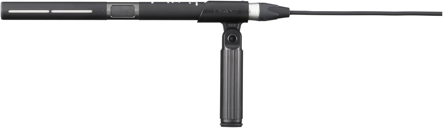 Sony ECM-680S Ms Stereo Shotgun Microphone, 50 Hz to 20 Khz Frequency Response