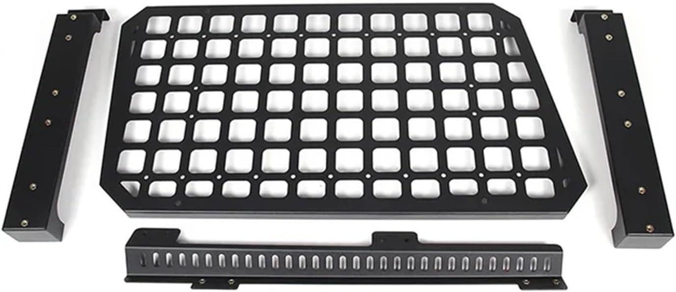 Compatible For Hummer H2 2003-2009 Aluminum Alloy Car Rear Window Glass Armor Shelf Storage Racks Exterior Modification(Left)