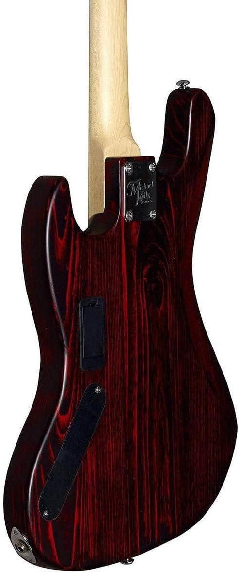 Michael Kelly Element 4OP Bass Guitar Trans Red