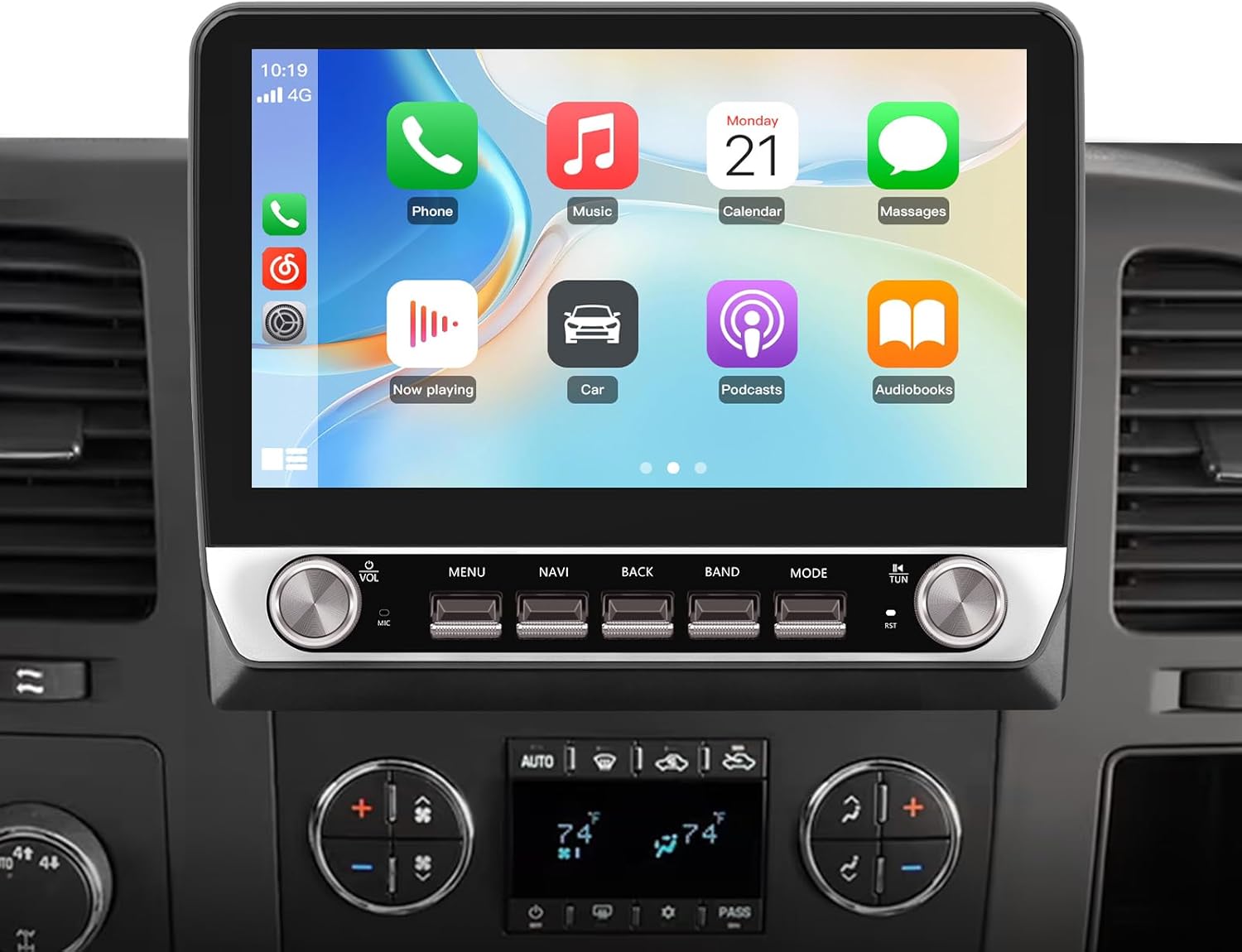 Junsun Car Radio Stereo for Chevy Chevrolet Silverado 2007-2013 Tahoe Equinox GMC Sierra Yukon Android 13 with CarPlay Android Auto Bluetooth