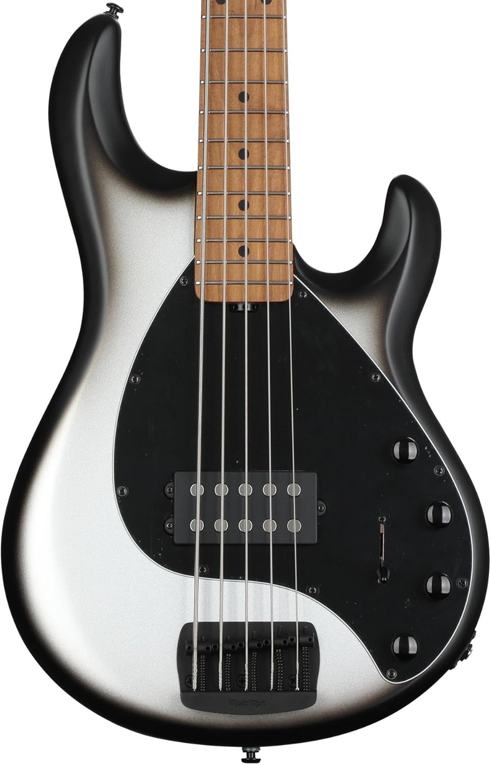 Ernie Ball Music Man StingRay Special 5 H Bass Guitar - Black Rock with Maple Fingerboard