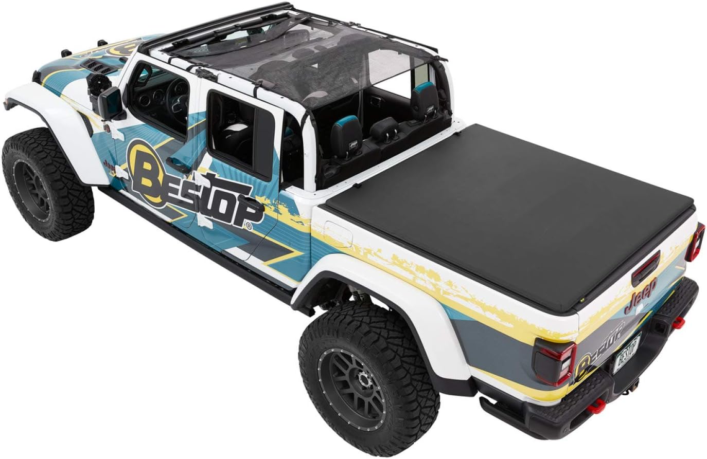 Bestop EZ-Fold Soft Tonneau - Gladiator; for 5 ft. Bed