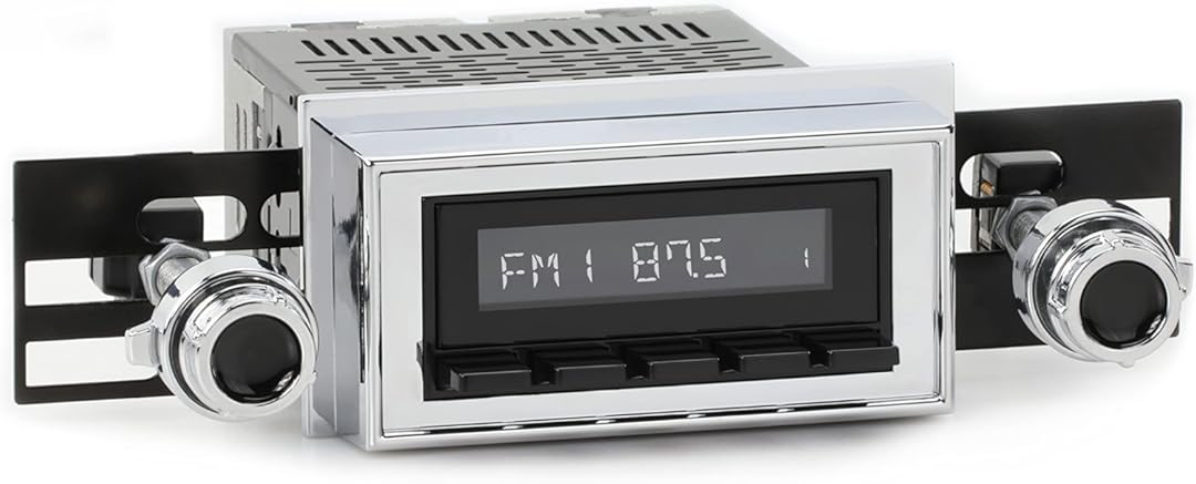 RetroRadio Compatible with 1958-60 Chevrolet Corvette Features Include Bluetooth, USB, AM/FM HB-M2-108-51-72C1