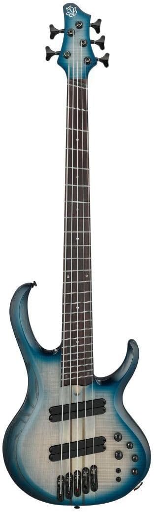 Ibanez BTB Bass Workshop Multi-scale 5-string Electric Bass - Cosmic Blue Starburst Low-gloss