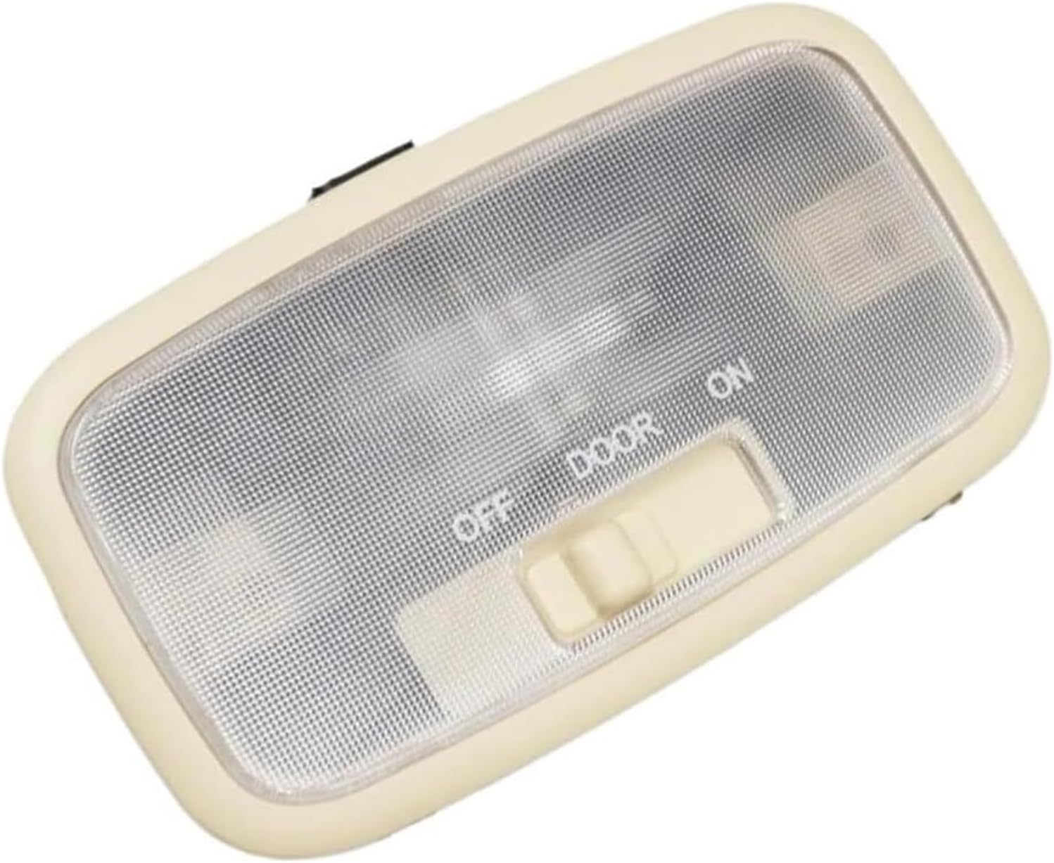 CarLLL Car Reading Switch Glasses Case 928501G000RU 92850-1G000, Compatible for KIA for Rio 4D 5D 2006 2007 2008 2009 2010 2011 Interior Dome Room Lamp Beige Interior Dome Light