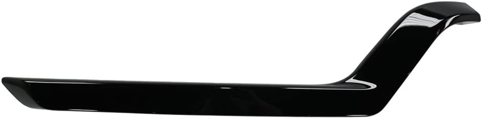 For Ford Explorer 2018 2019 Bumper Cover Molding Passenger Side | Front | Made of ABS Plastic | Sport Models | Painted Black | CAPA | Replacement For FO1047108, FO1047108C | 191275822296, JB5Z17E810BA