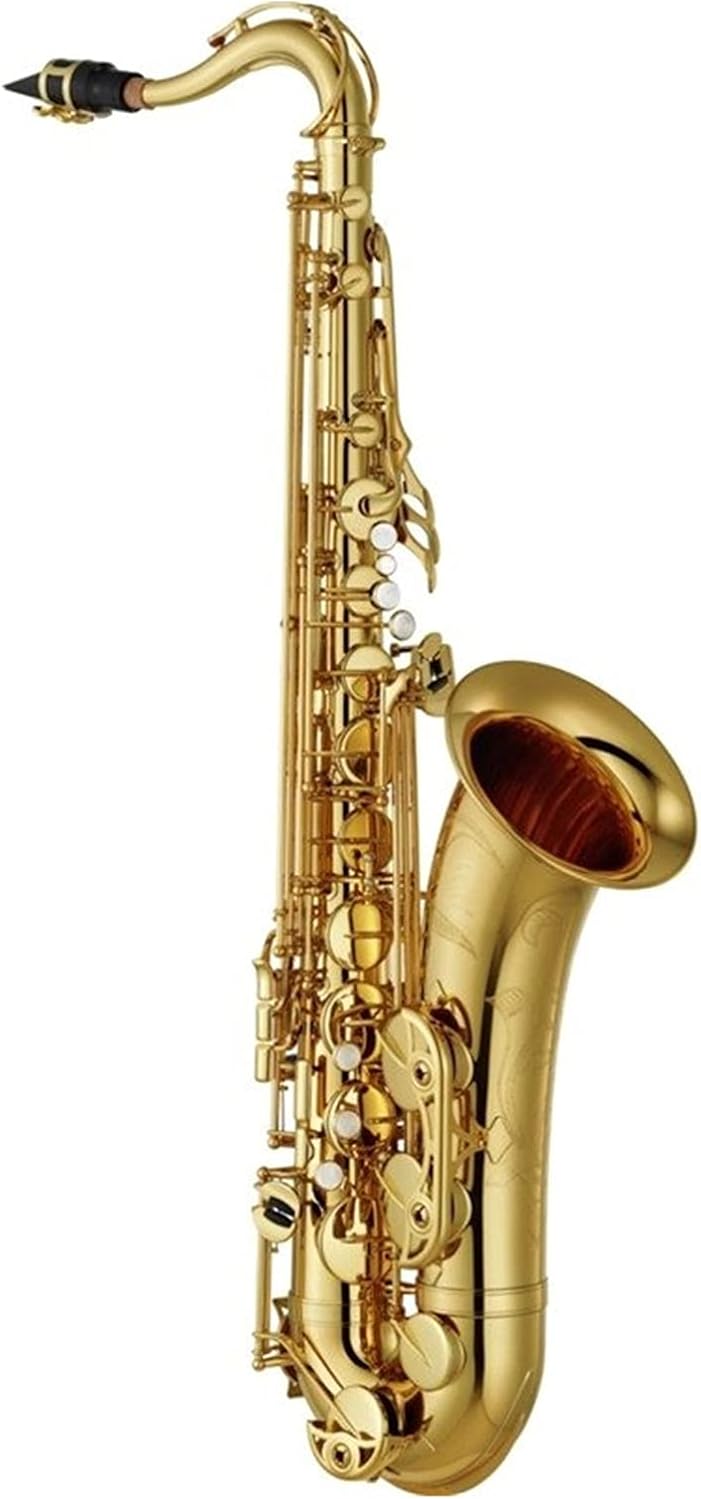 Sax Beginners Kit Japan Tenor Flat B Saxophone Gold Lacquer Saxophone Tenor Falling E Sax Silver Keys Tenor Saxphone Wind Instrument (Color : Golden)